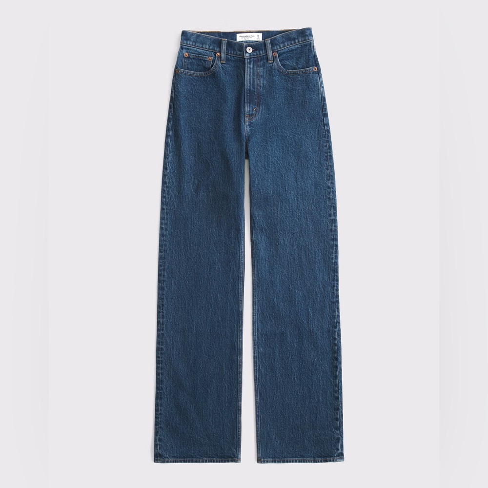 Abercrombie & Fitch Curve Love High Rise 90s Relaxed Jean